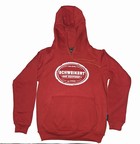 Hoodie rot, Unisex,  Vintage Logo 