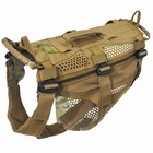 DT ALPHA" TACTICAL K9 VEST sand Gr. S