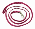 Fettlederleine 11 mm, Farbe pink