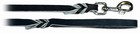Fettlederleine, 16 mm, schwarz