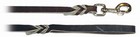 Fettlederleine, 16mm, braun