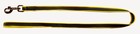 Rubberized leash with Loop,yellow