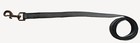 Rubberized leash open end, black