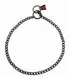 Halskette Edelstahl 2 mm, schwarz