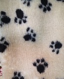 Dry Bed tan with paw print