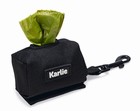 Dog waste bag dispenser nylon black 