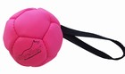 Leather Ball with grip, pink, 8 cm, Silicon