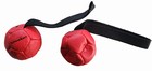 Leather Ball with grip,red, 8 cm, Air